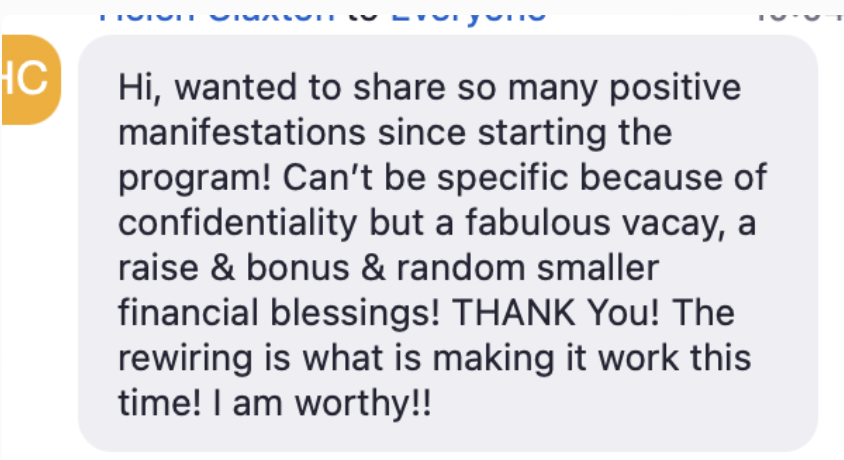 Attendee success story