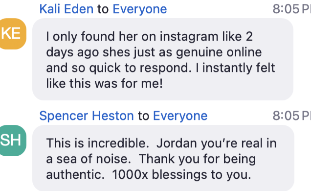 Attendee success story