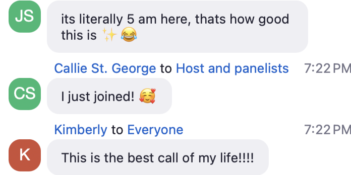 Attendee success story