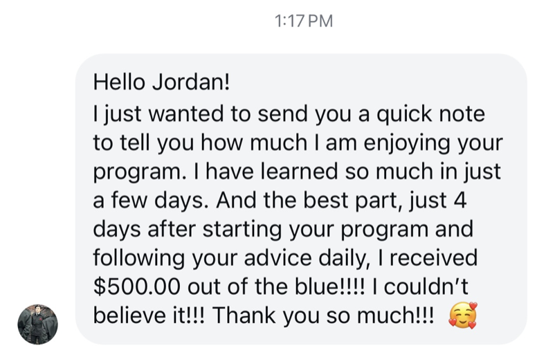 Attendee success story