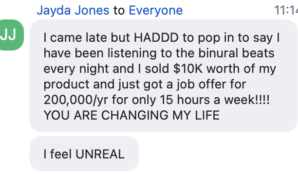 Attendee success story